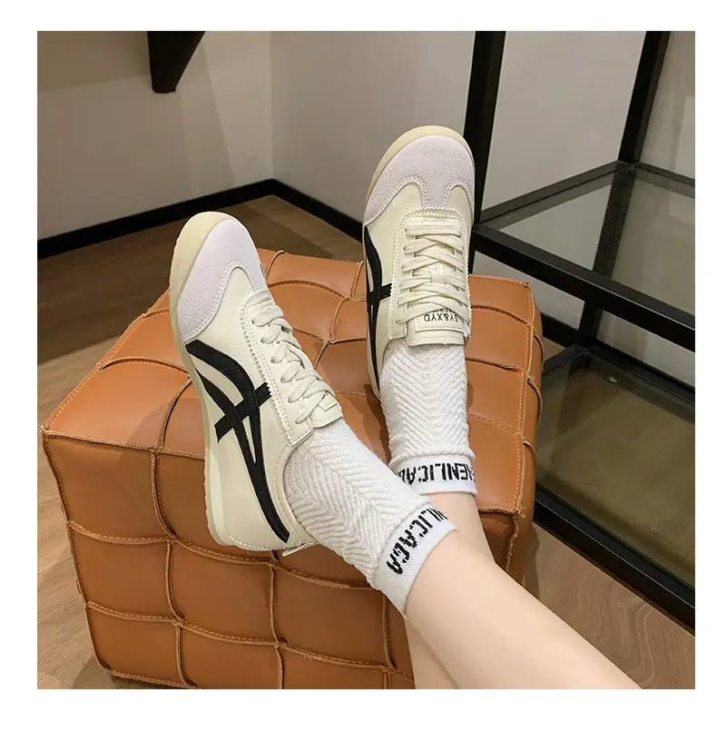Women's Vintage German Training Shoes White Soft Sole — feature 20