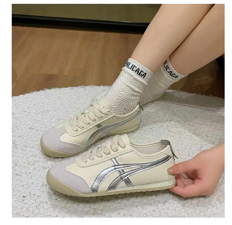 Women's Vintage German Training Shoes White Soft Sole — feature 22