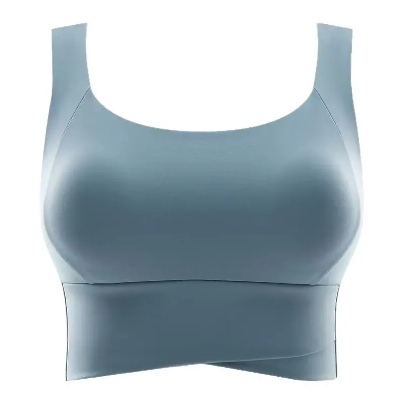White Push-Up Sports Bra for Women - Image 14