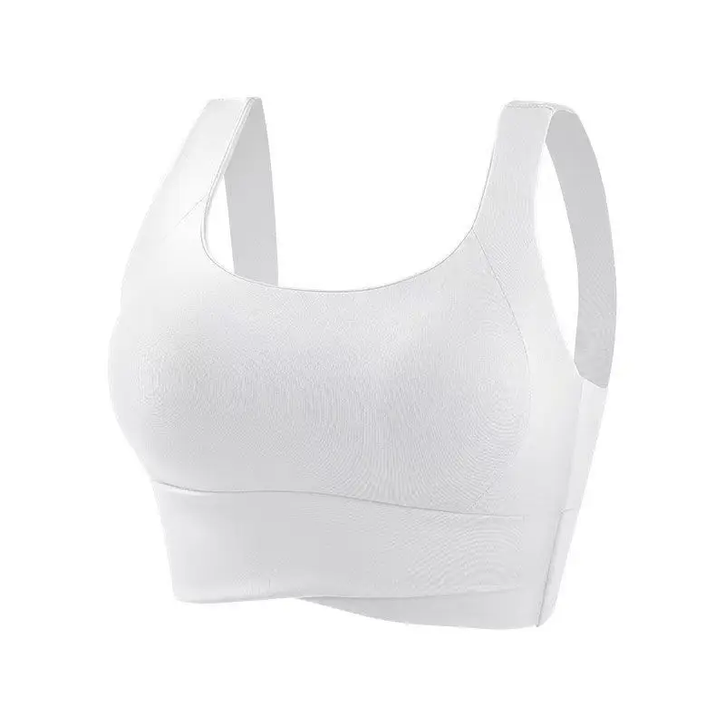 White Push-Up Sports Bra for Women - Image 2