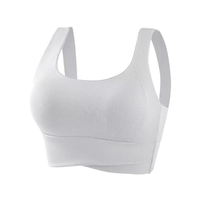 White Push-Up Sports Bra for Women - Image 4