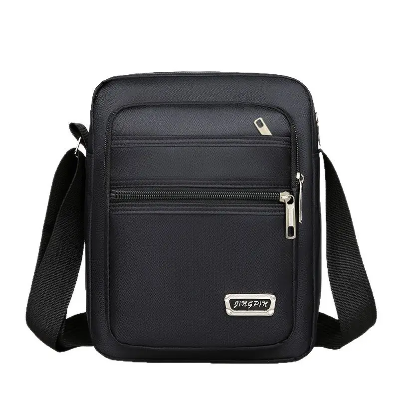 Men's Composite Oxford Cloth Shoulder Bag Black - Image 13