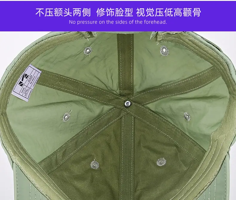 Factory Direct Pure Cotton Baseball Caps for Men Women — feature 14