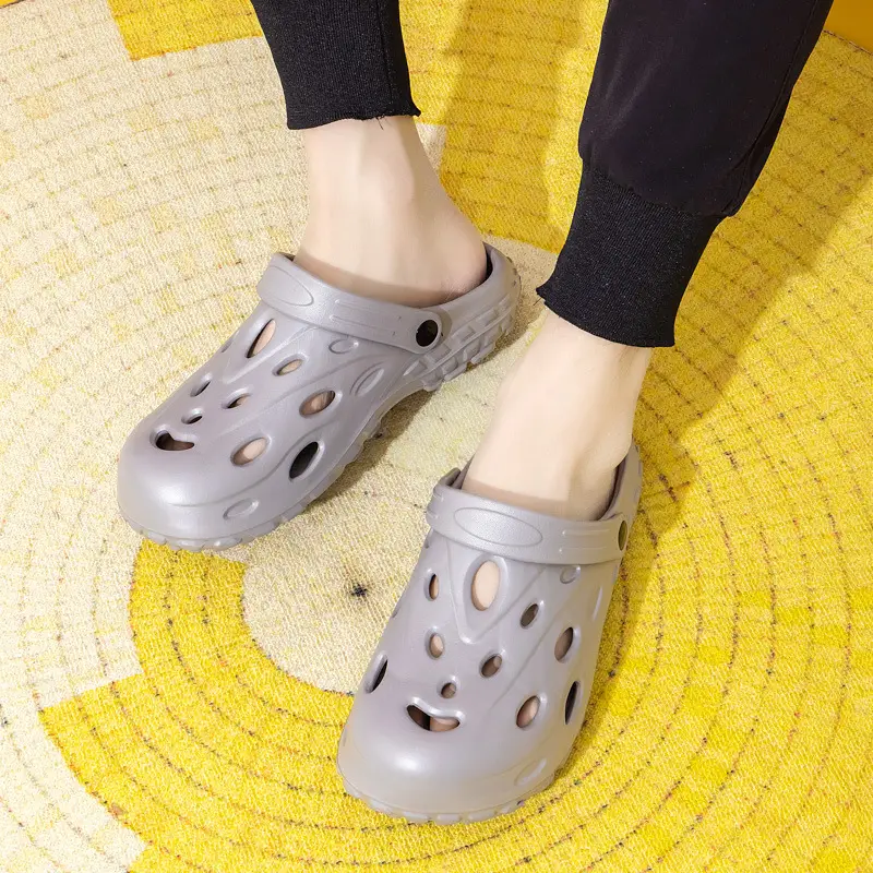 Qida Shun New Fashionable Men's and Women's Hole Shoes Summer Beach Shoes Couple's Dual-Use Sandals Ventilated Baotou Garden Shoes - Image 8
