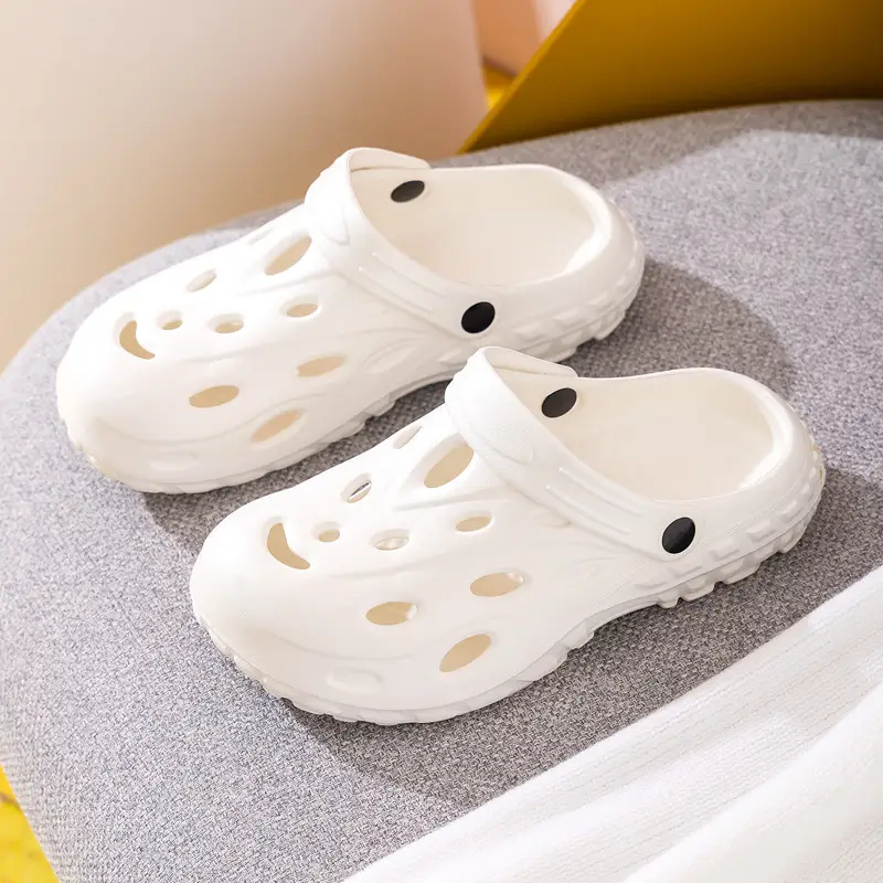 Qida Shun New Fashionable Men's and Women's Hole Shoes Summer Beach Shoes Couple's Dual-Use Sandals Ventilated Baotou Garden Shoes - Image 4