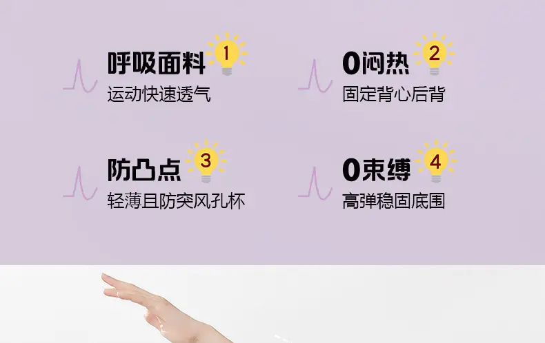 Underwear Honeycomb Mesh Quick-Drying Sports Shock-Proof Bra for Developing Girls Breathable with Breast Pads Thin Full Cup — feature 12