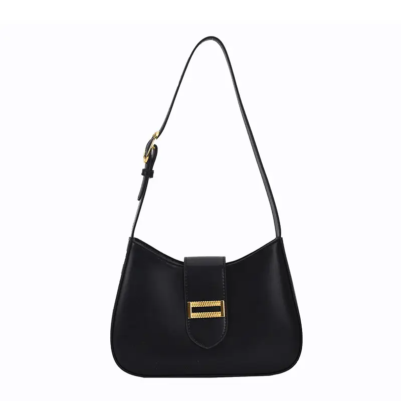 Black Crossbody Bag Women Soft Leather 2025 - Image 2