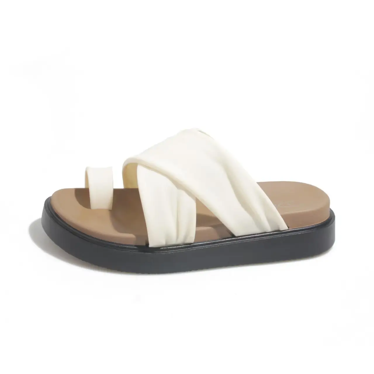2025 Women's Cross Strap Thick Soled Slippers - Image 8