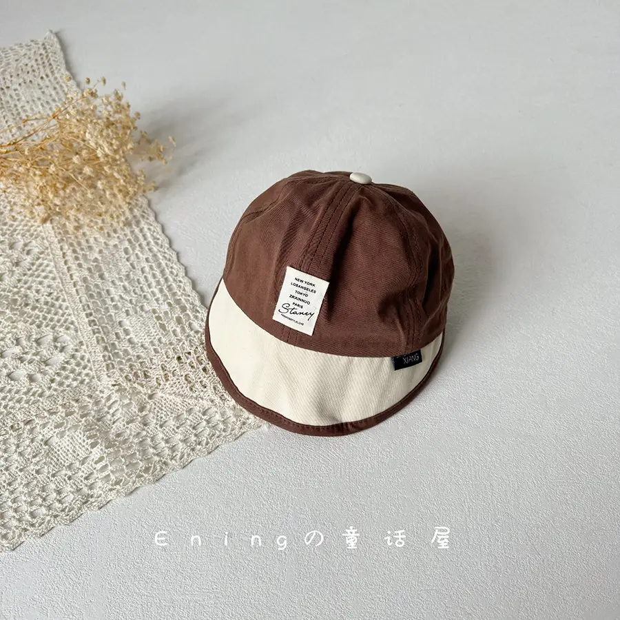 Green Beanie Cap for Baby Women Spring Sunscreen Hat - Image 2