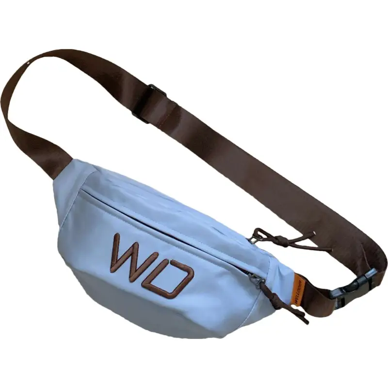 Korean Letter Crossbody Bag Women White Large Capacity - Image 9