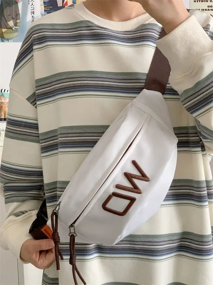 Korean Letter Crossbody Bag Women White Large Capacity — feature 19