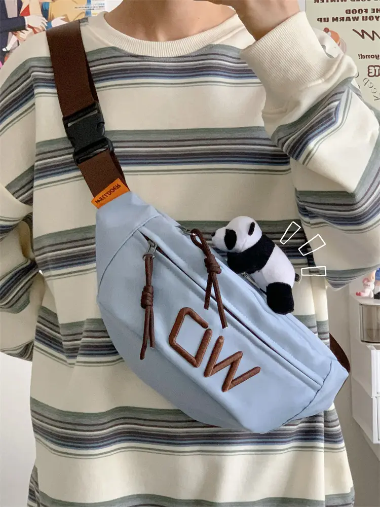 Korean Letter Crossbody Bag Women White Large Capacity — feature 27
