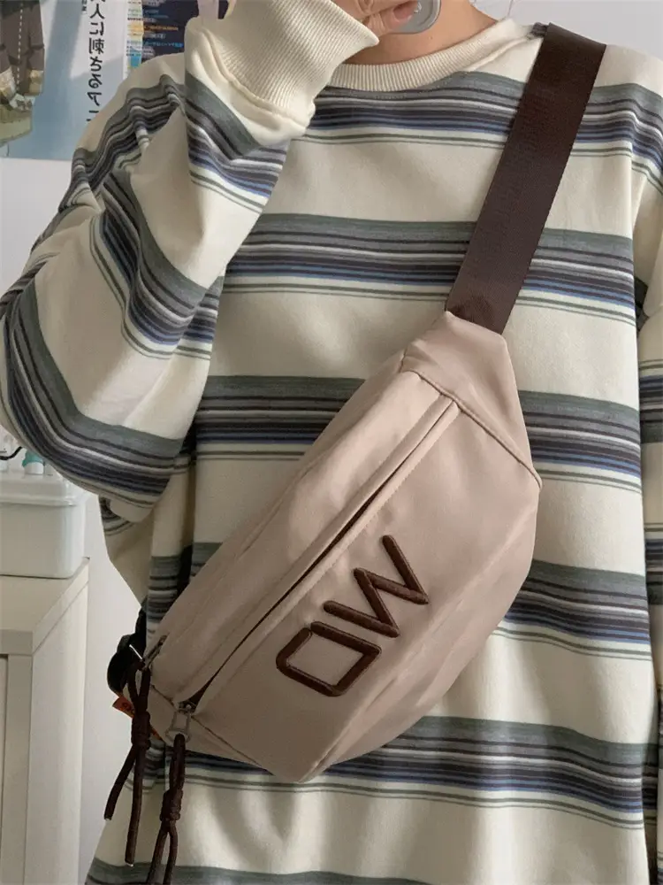 Korean Letter Crossbody Bag Women White Large Capacity — feature 30