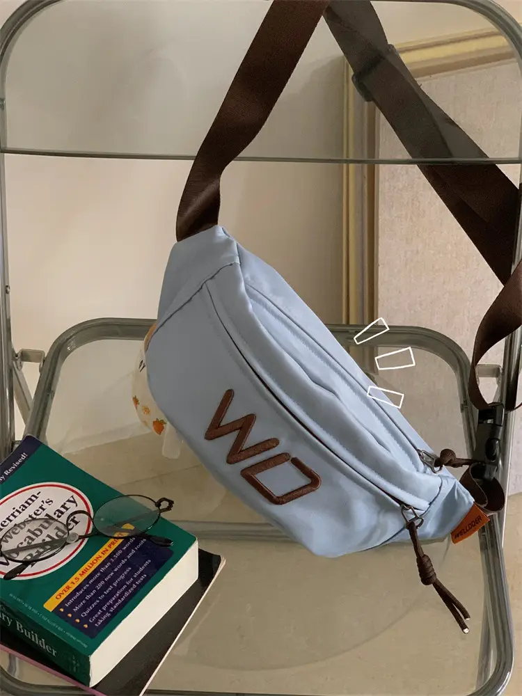 Korean Letter Crossbody Bag Women White Large Capacity — feature 9