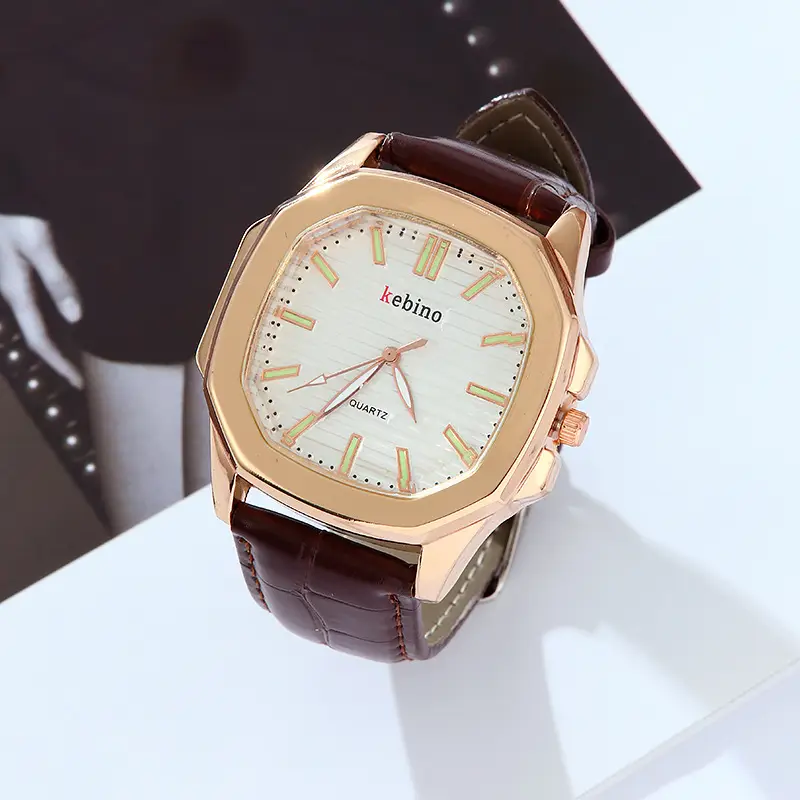 Men's Square Quartz Watch Luminous Waterproof Business Wristwatch — feature 4