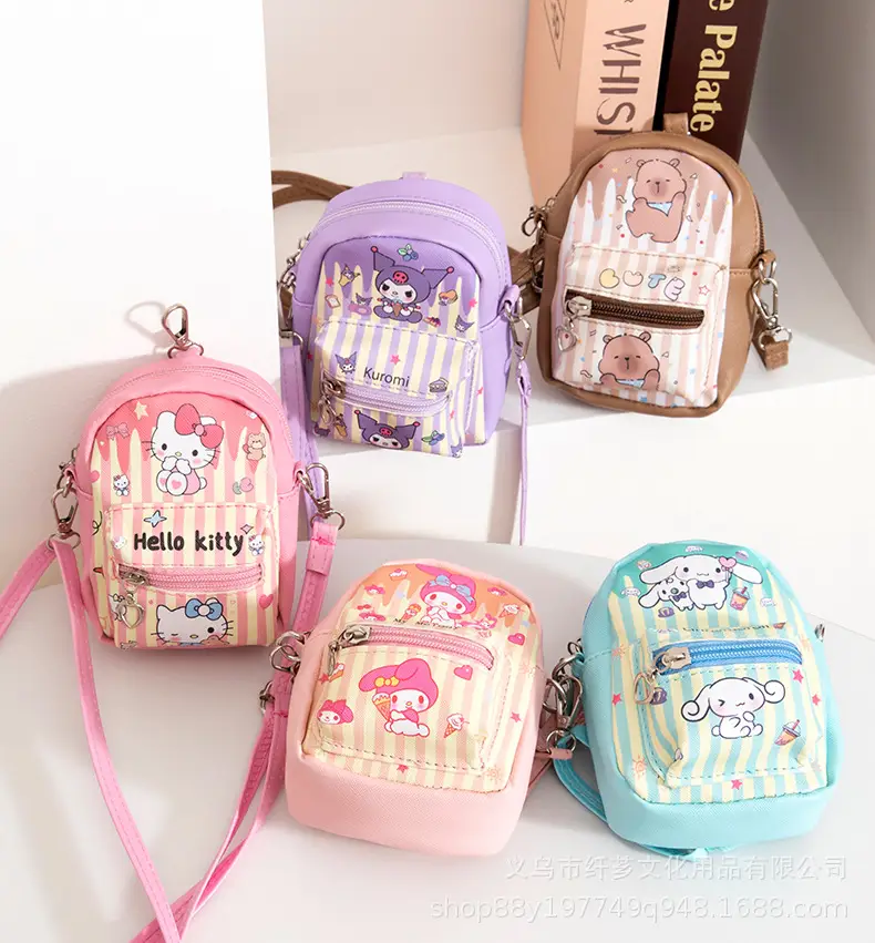 Cute Zipper Purse for Girls Women Shoulder Crossbody Carry-On — feature 10
