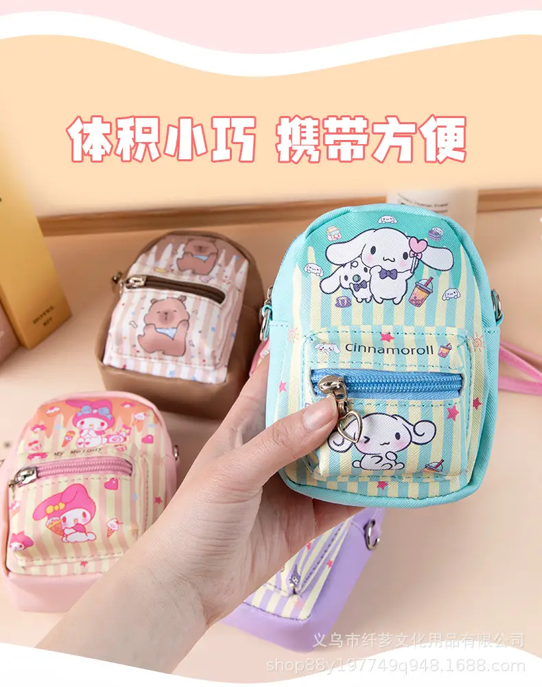 Cute Zipper Purse for Girls Women Shoulder Crossbody Carry-On — feature 3