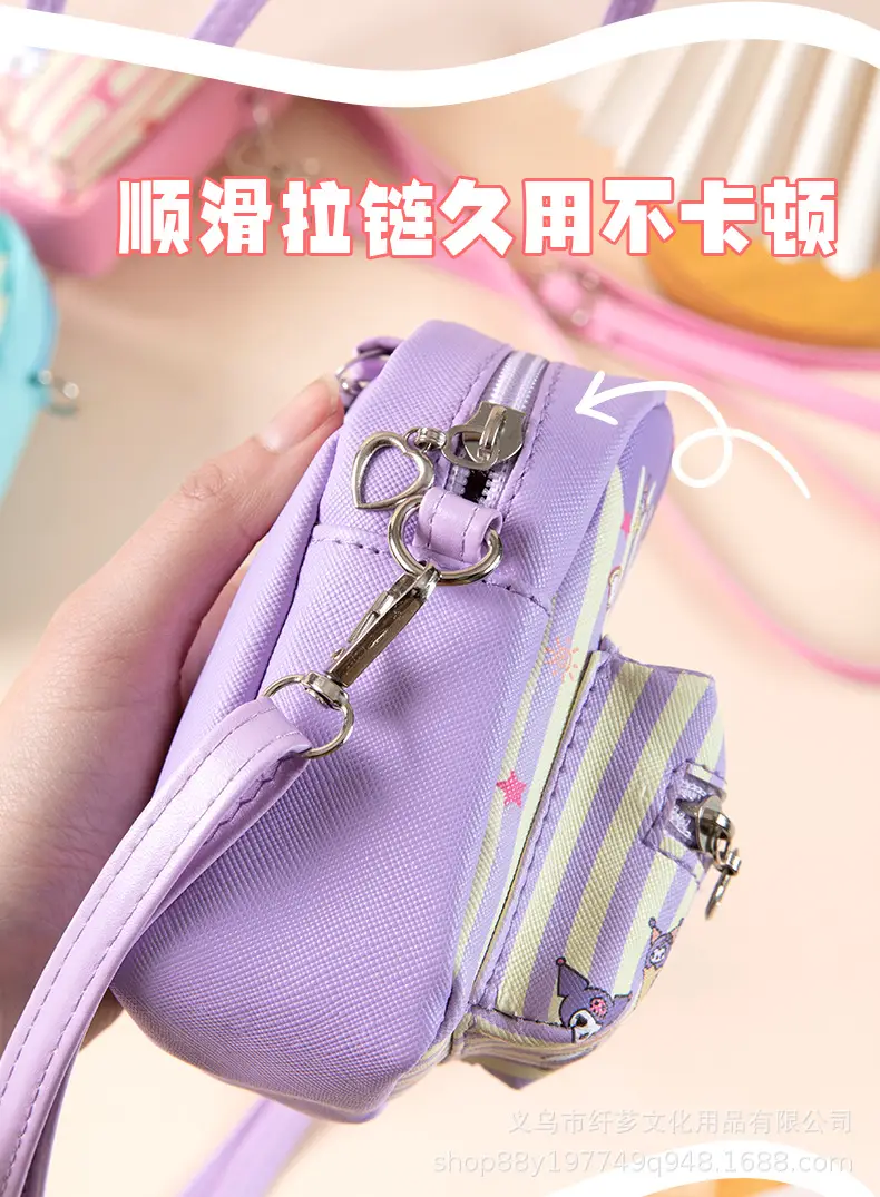 Cute Zipper Purse for Girls Women Shoulder Crossbody Carry-On — feature 7