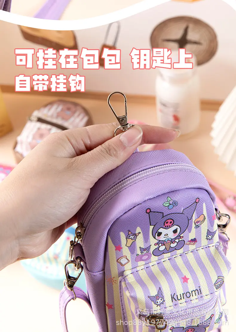 Cute Zipper Purse for Girls Women Shoulder Crossbody Carry-On — feature 8