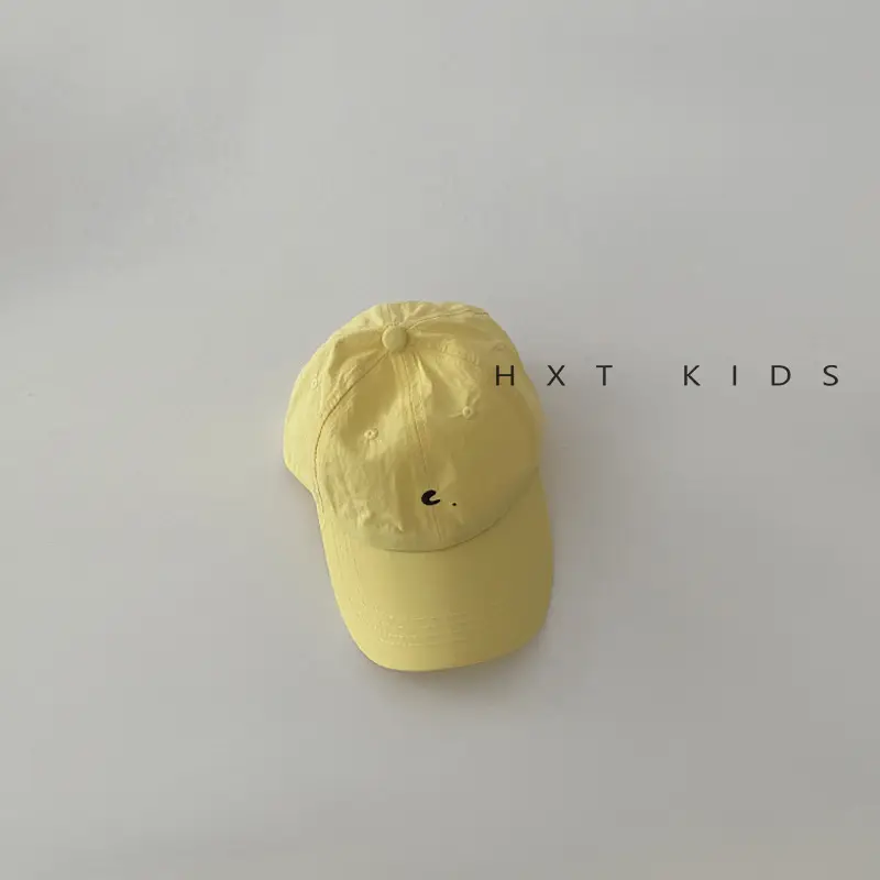 Children's Cap Summer Light Green Letter Embroidery - Image 7
