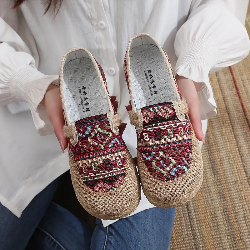 2025 Women's Old Beijing Cloth Shoes Slip-on Canvas — feature 10