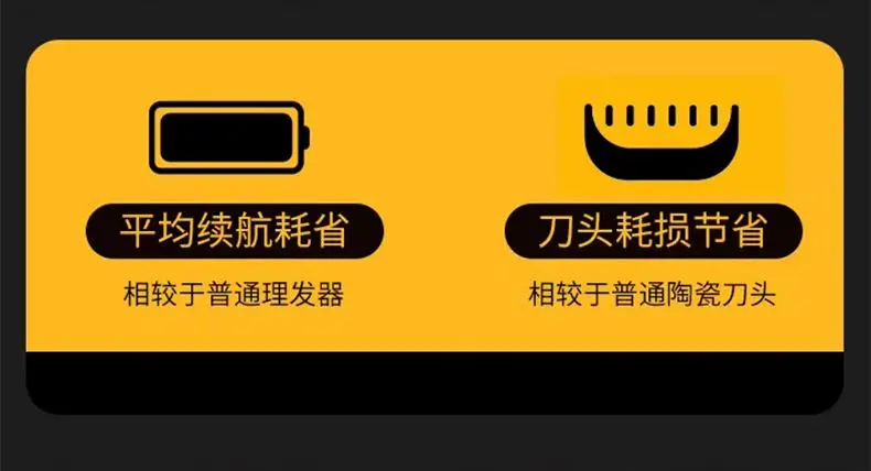 Smart Electric Hair Clipper with Gold Blade & 1 Second Cut — feature 21