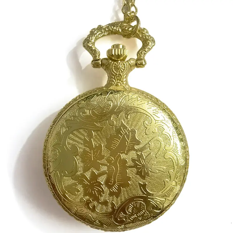 World Jiangshan Crane Tower Pocket Watch Gold Yellow - Image 4