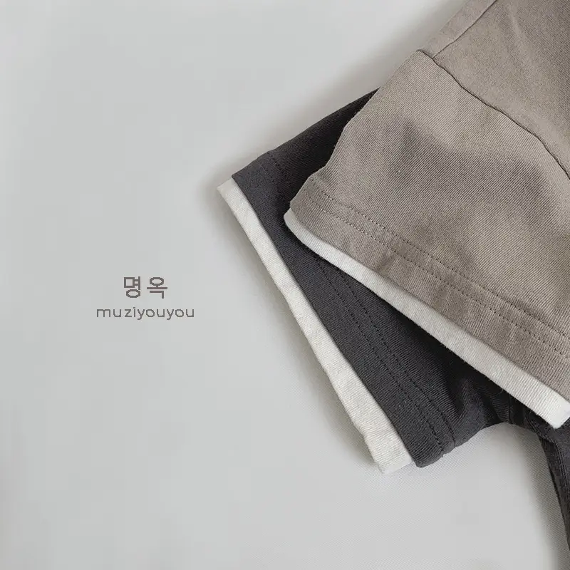 Kids Cotton T-Shirts Short Sleeve Korean Style 2026 — feature 15