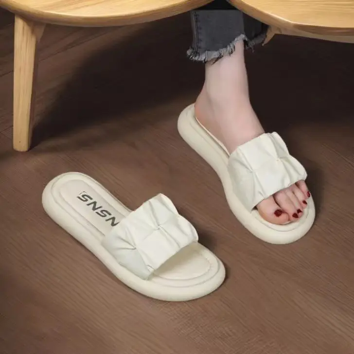 Women's White Roman Sandals 2025 Summer Lightweight