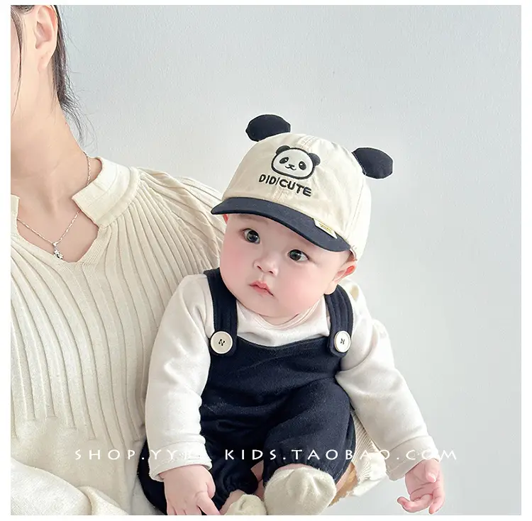 Cute Panda Cap for Kids Spring Autumn Sunshade Cap — feature 5