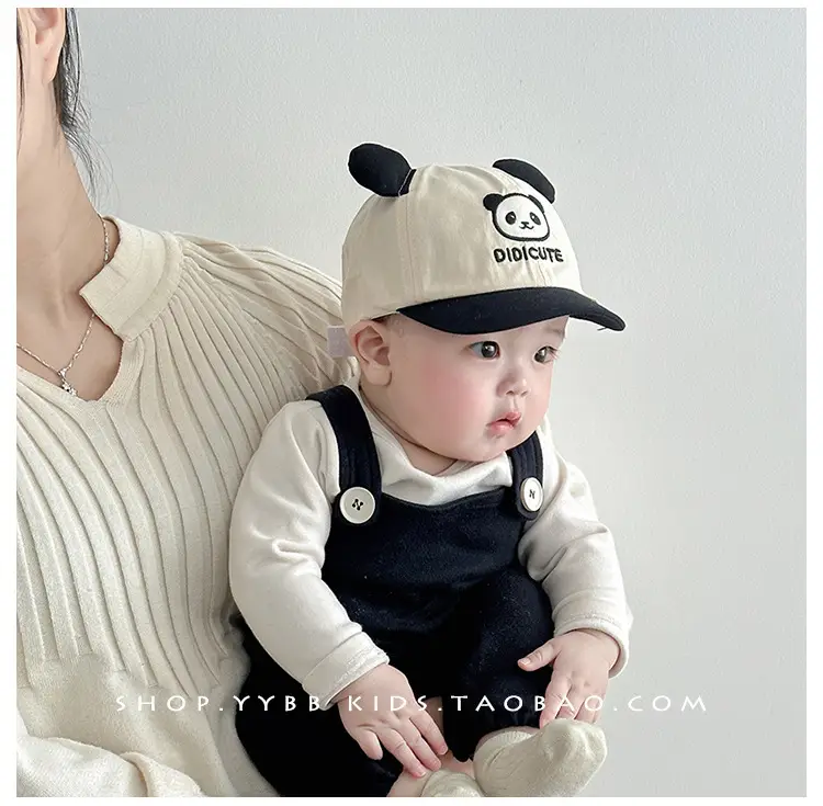 Cute Panda Cap for Kids Spring Autumn Sunshade Cap — feature 6