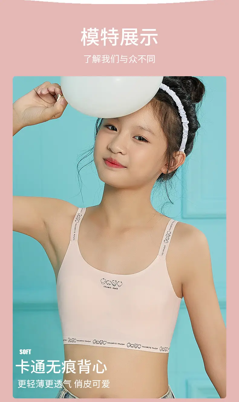 Developmental Girl Bra Light Blue Underwear Junior High Girls — feature 15