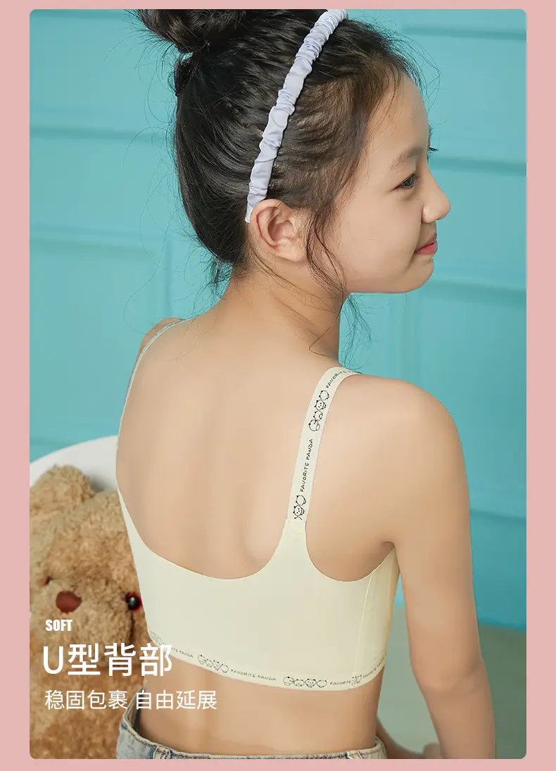Developmental Girl Bra Light Blue Underwear Junior High Girls — feature 16