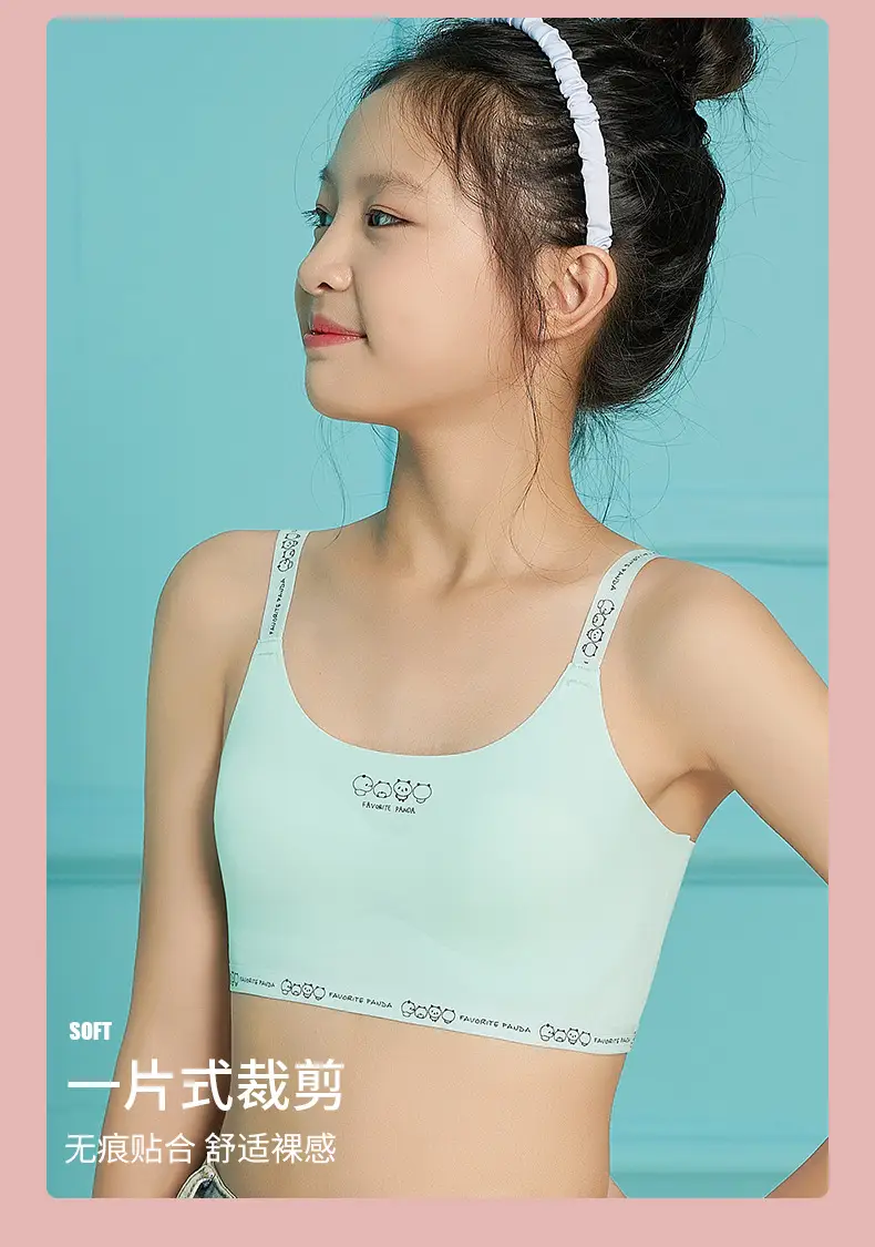 Developmental Girl Bra Light Blue Underwear Junior High Girls — feature 18