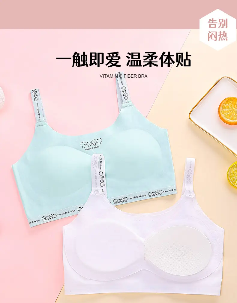 Developmental Girl Bra Light Blue Underwear Junior High Girls — feature 19