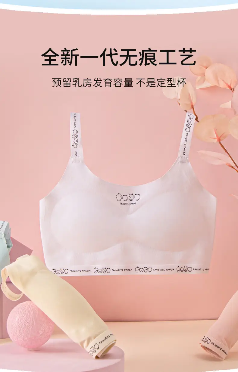 Developmental Girl Bra Light Blue Underwear Junior High Girls — feature 3
