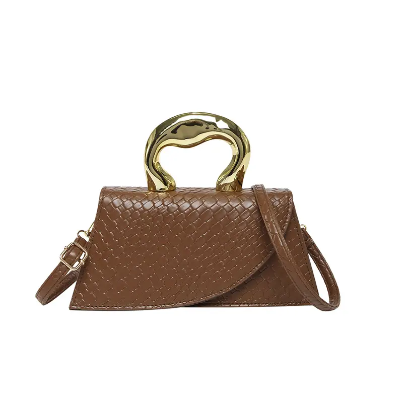 Irregular Woven Shoulder Bag 2024 Western Style