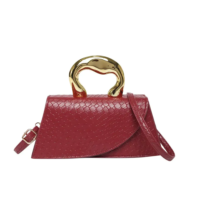 Irregular Woven Shoulder Bag 2024 Western Style