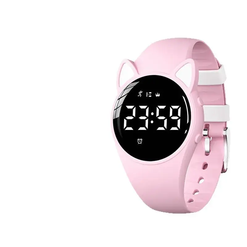 Luminous Cat Ear Digital Watch for Girls