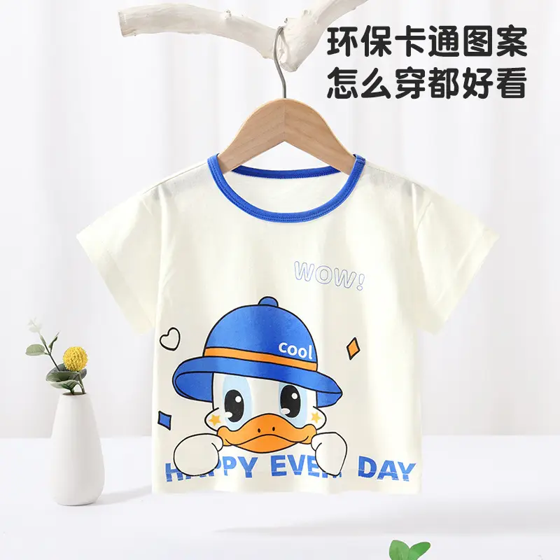 Baby Cartoon Top Cotton Summer Wear for Girls Boys - Image 10