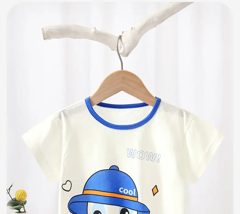 Baby Cartoon Top Cotton Summer Wear for Girls Boys — feature 12