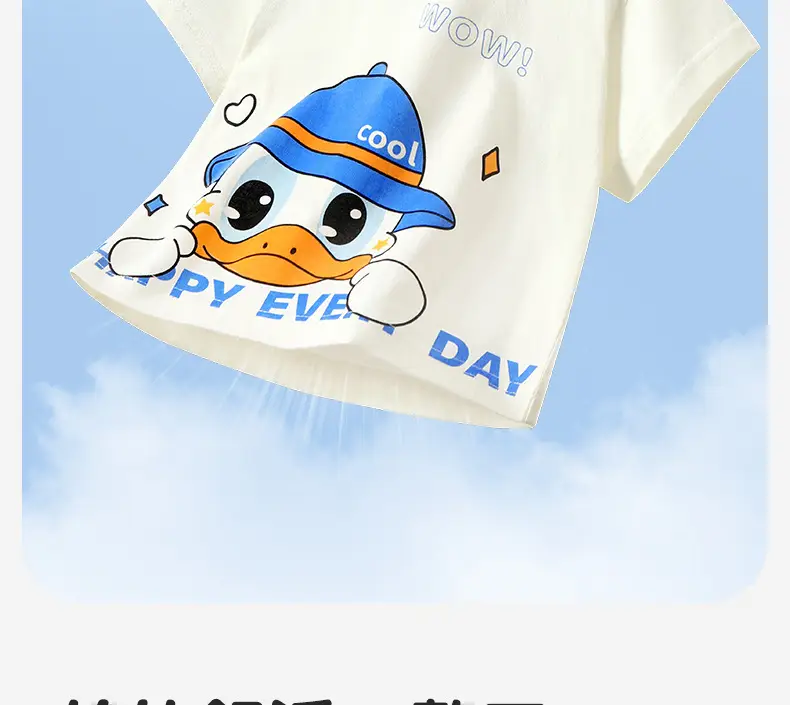 Baby Cartoon Top Cotton Summer Wear for Girls Boys — feature 9