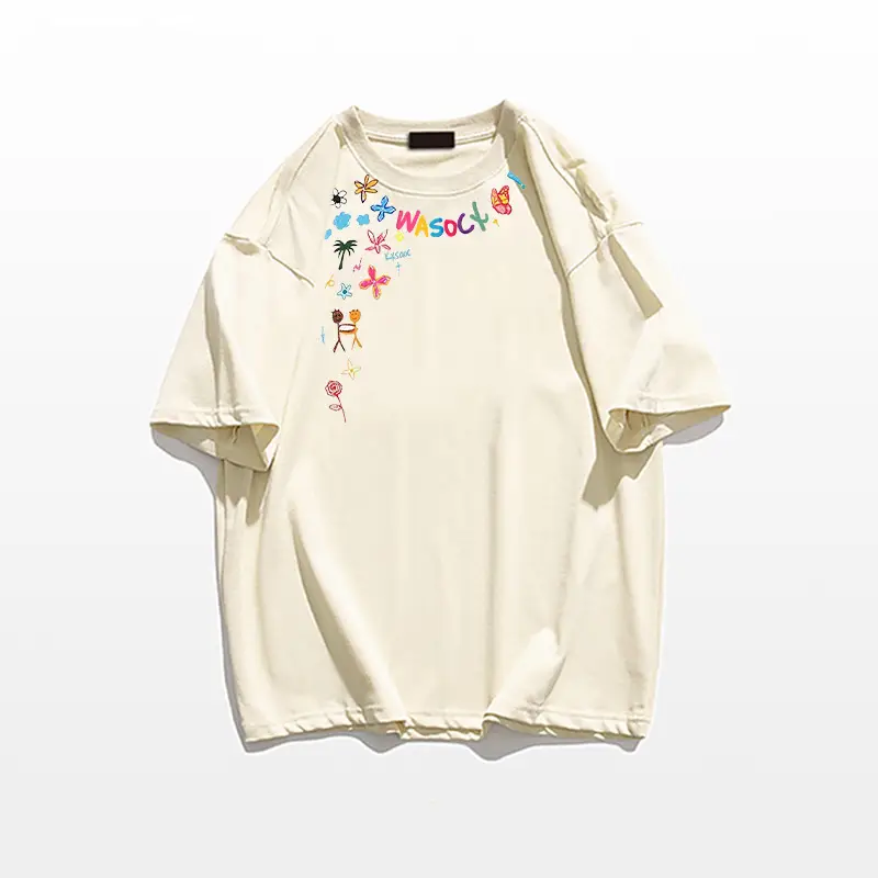 chubby girl Cotton Design Short-sleeved T-shirt Women's 2025 New Summer American Style High Street Half-sleeved Loose Chic Top — feature 10