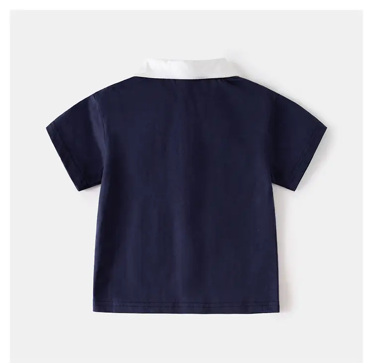Boys Navy Polo Shirt 2025 Summer New Arrival — feature 11