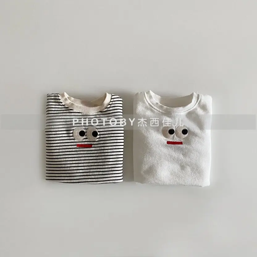 Boys White Short Sleeve T-Shirt Korean Style — feature 10