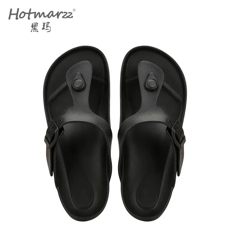 hotmarzz Heima New Slippers Wear-resistant Single Buckle Eva Sandals for Couple Summer Outdoor Indoor Arch Sandals - Image 10