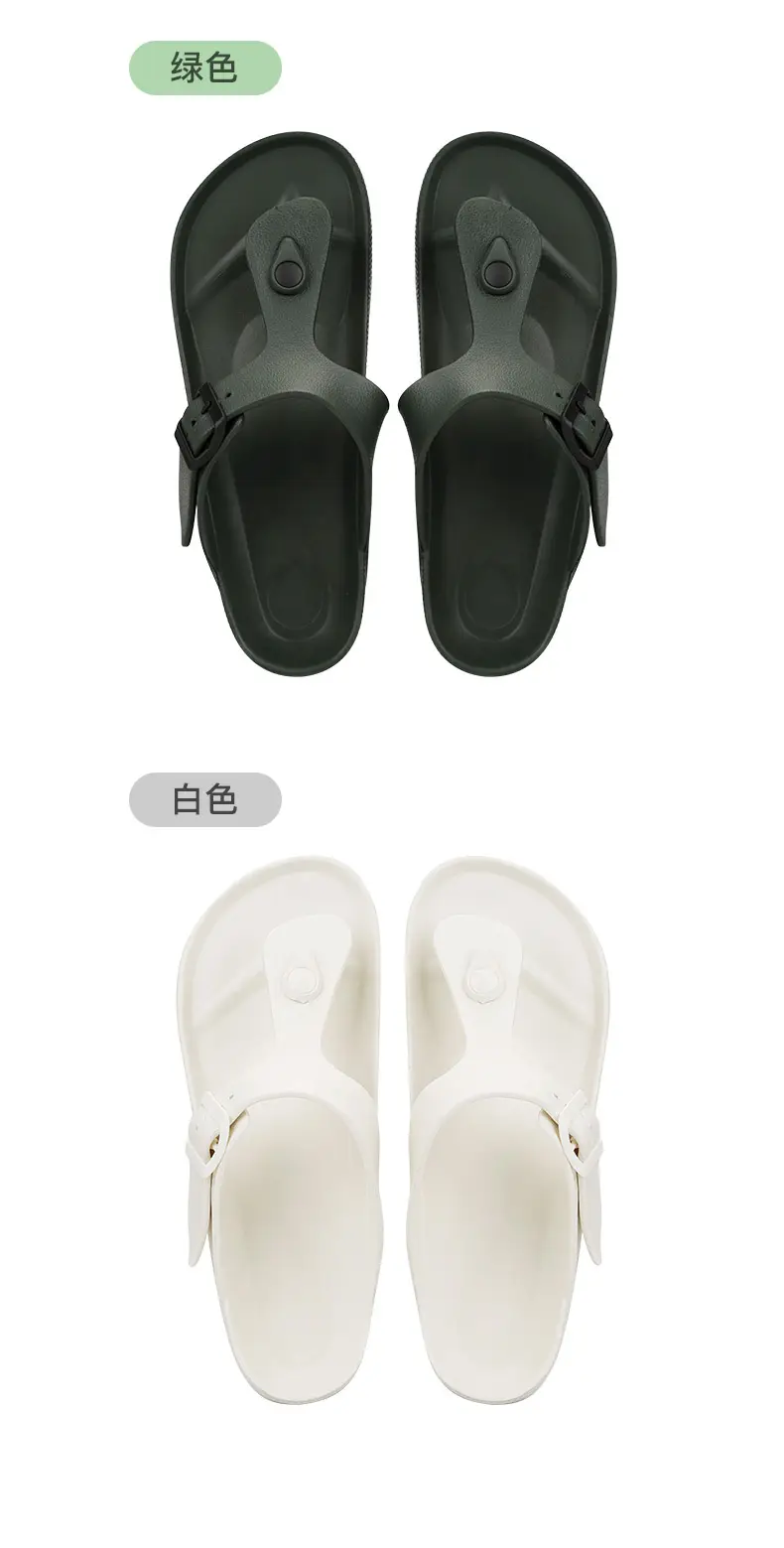 hotmarzz Heima New Slippers Wear-resistant Single Buckle Eva Sandals for Couple Summer Outdoor Indoor Arch Sandals — feature 14