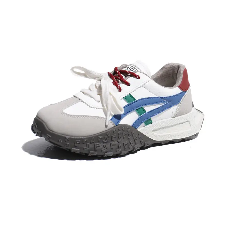 Cross-Border Women's Shoes, New Spring Models, Thick-Soled Height-Increasing German Training Shoes, Retro Casual Color-Blocking Shoes with Butterfly Bows, A-Gan Shoes - Image 8