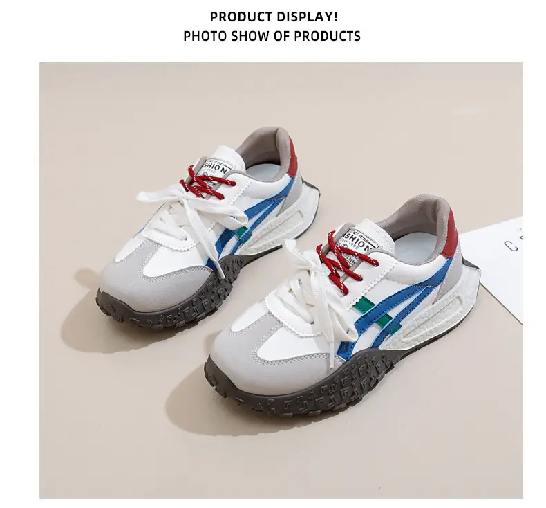 Cross-Border Women's Shoes, New Spring Models, Thick-Soled Height-Increasing German Training Shoes, Retro Casual Color-Blocking Shoes with Butterfly Bows, A-Gan Shoes — feature 42