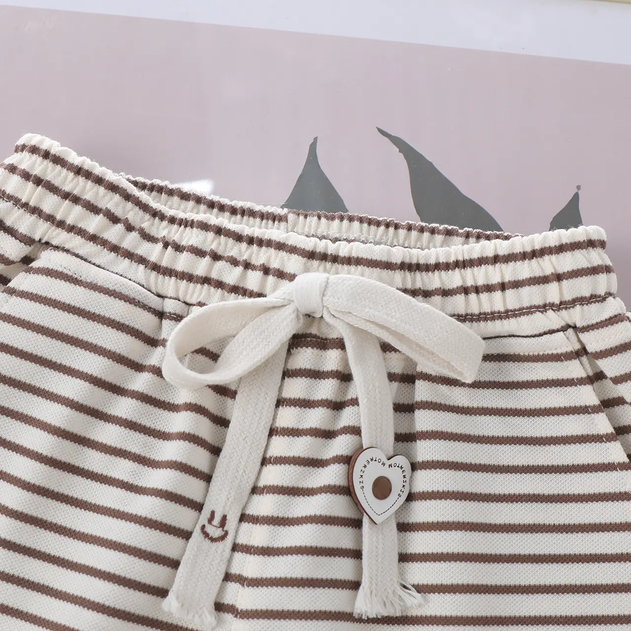 Children's Striped Wide Leg Pants 2025 Summer Cotton - Image 5
